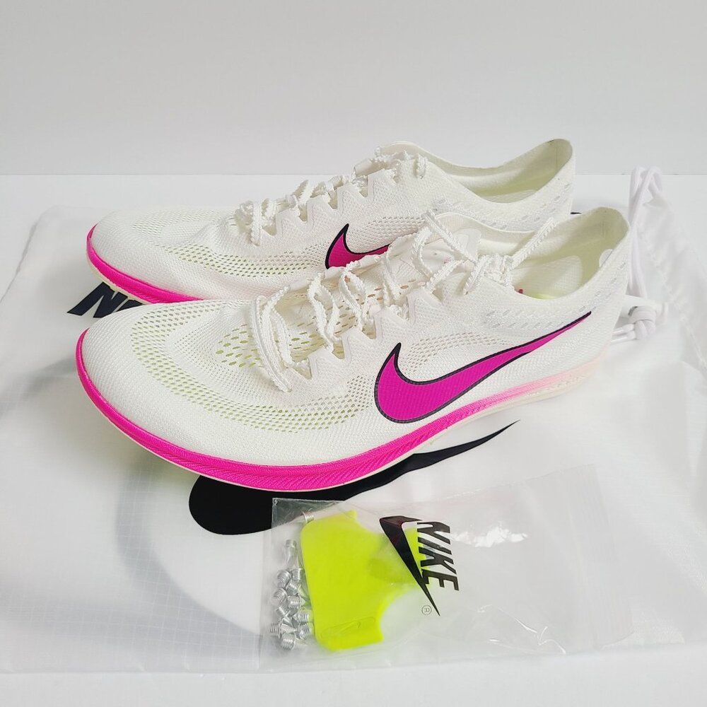 NEW Nike ZoomX Dragonfly Track & Field Shoes SPIKES CV0400-101 Size 9 Sail Fierc
